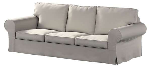 Potah na pohovku IKEA Ektorp 3-místná, nerozkládací barva šedá látka pletený vzor