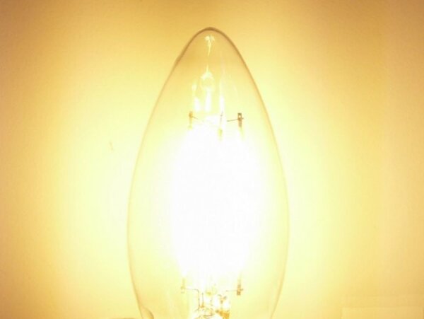 T-LED LED žárovka svíčka Filament 4W E14 stmívatelná 03340