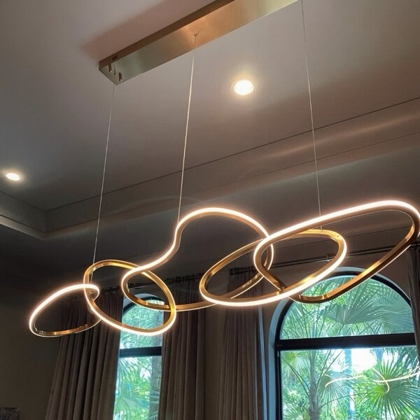 Richmond Kovové závěsné LED světlo Flyn 125 cm