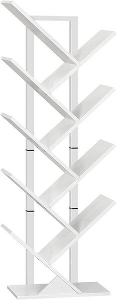 Stromová knihovna Vasagle Mergo 116 cm bílá