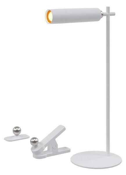 LED Solution Bílá LED stolní nabíjecí magnetická lampa 3v1 3W 23041