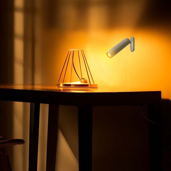 LED Solution Bílá LED stolní nabíjecí magnetická lampa 3v1 3W 23041