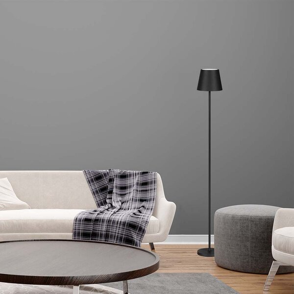 LED Solution Černá LED stojací nabíjecí lampa 500-1300mm 4W IP54 7009