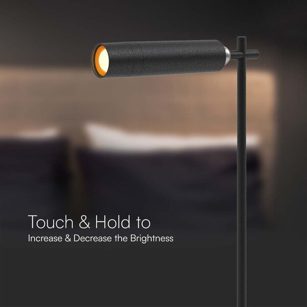 LED Solution Černá LED stolní nabíjecí magnetická lampa 3v1 3W 23042