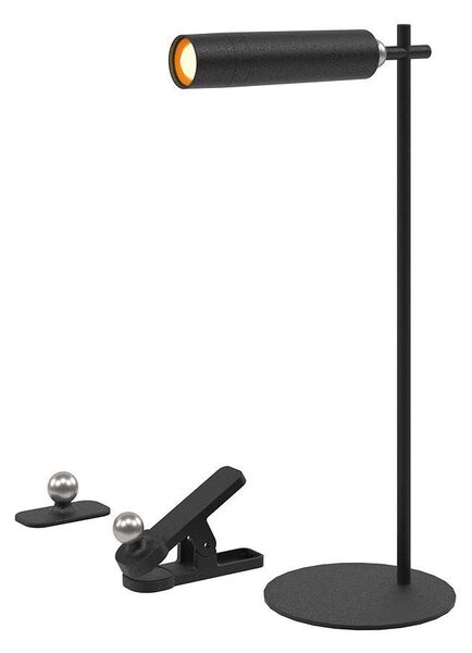 LED Solution Černá LED stolní nabíjecí magnetická lampa 3v1 3W 23042