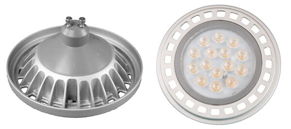 T-LED LED žárovka GU10 AR111 15W Barva světla: Denní bílá 035432