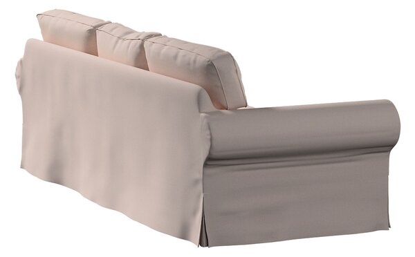 Potah na pohovku IKEA Ektorp 3-místná, nerozkládací barva růžová látka pletený vzor
