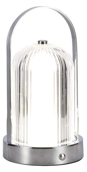 LED Solution Chromová LED stolní nabíjecí lampa 225mm 1W 7990