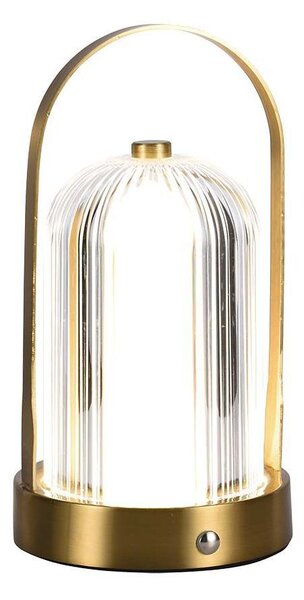 LED Solution Zlatá LED stolní nabíjecí lampa 225mm 1W 7989