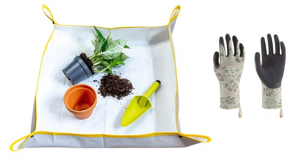 Set podložka na přesazování a rukavice