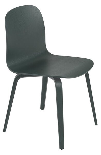 Muuto Židle Visu, wood base, dark green
