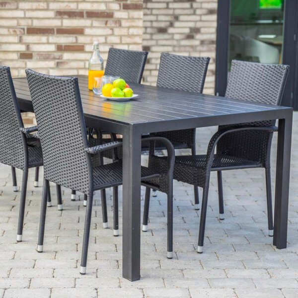 Vikio Zahradní set 205x90 pro 8 osob DT278 antracit