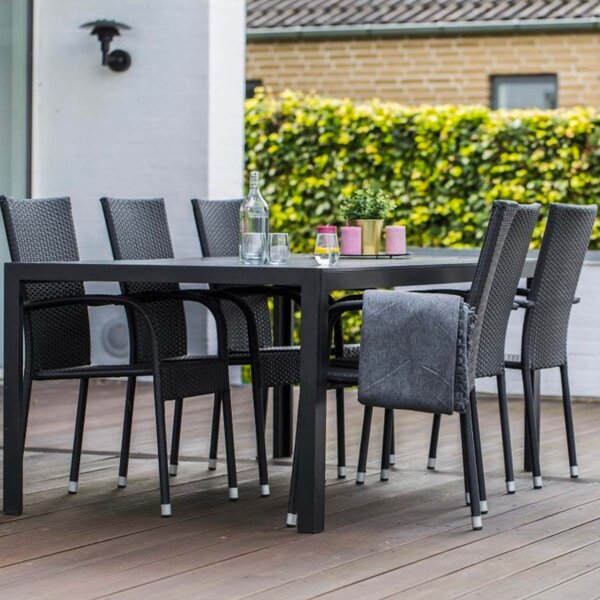 Vikio Zahradní set 205x90 pro 6 osob DT254 antracit