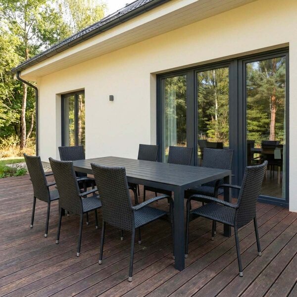 Vikio Zahradní set 205x90 pro 8 osob DT278 antracit