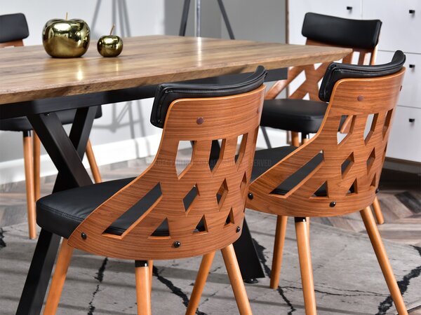 Židle Crab (ořech tmavý + ořech). Akce -10%