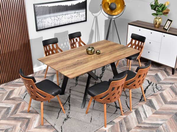 Židle Crab (ořech tmavý + ořech). Akce -10%