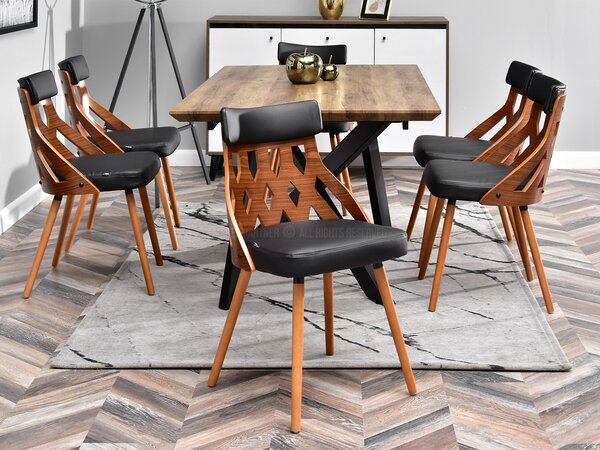 Židle Crab (ořech tmavý + ořech). Akce -10%