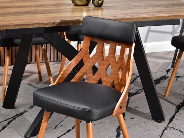 Židle Crab (ořech tmavý + ořech). Akce -10%
