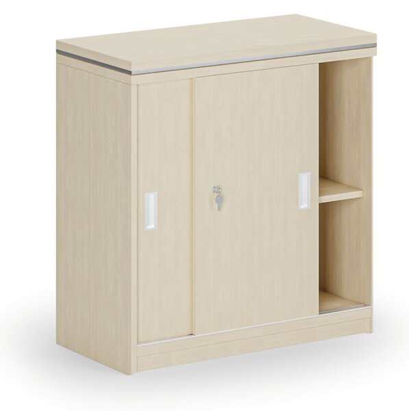 Skříň zasouvací ARRISTO LUX, 800 x 400 x 836 mm, bříza