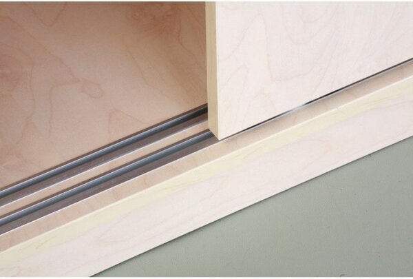 Skříň zasouvací ARRISTO LUX, 800 x 400 x 836 mm, bříza