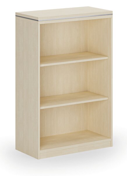 Kancelářský regál ARRISTO LUX, 800 x 400 x 1236 mm, bříza