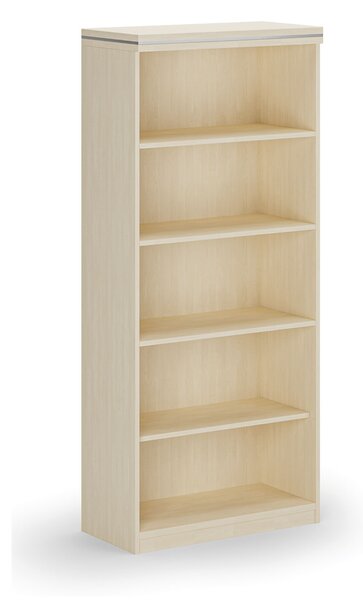 Kancelářský regál ARRISTO LUX, 800 x 400 x 1836 mm, bříza
