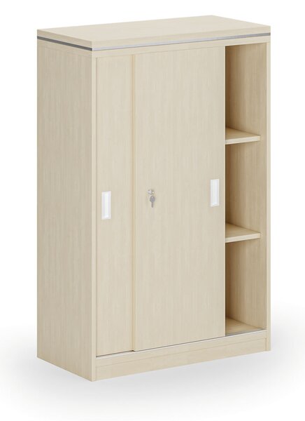 Skříň zasouvací ARRISTO LUX, 800 x 400 x 1236 mm, bříza