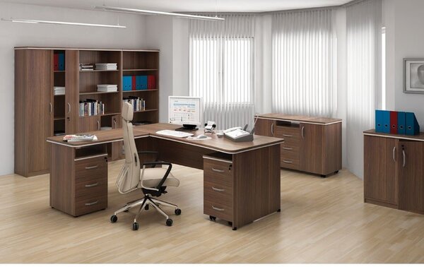 Skříň zasouvací ARRISTO LUX, 800 x 400 x 836 mm, ořech