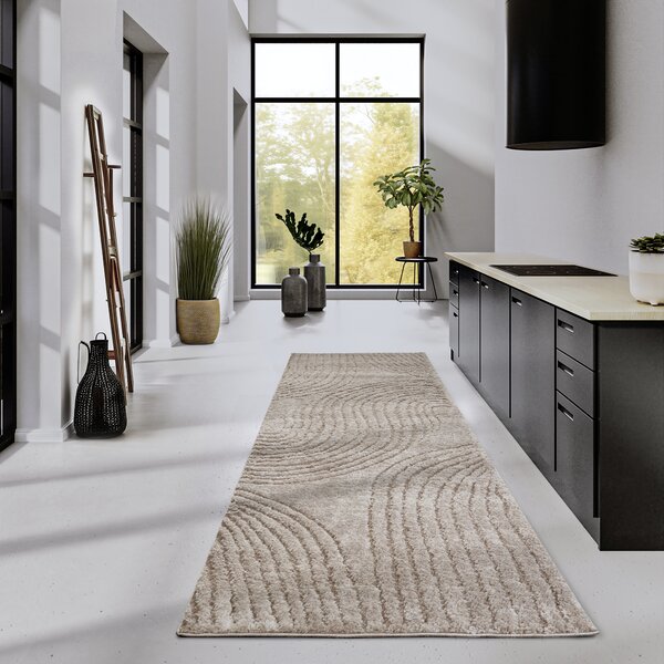ELLE Decoration, Běhoun Gallery 106084 Beige z kolekce Elle, 80x240, béžová, ložnice