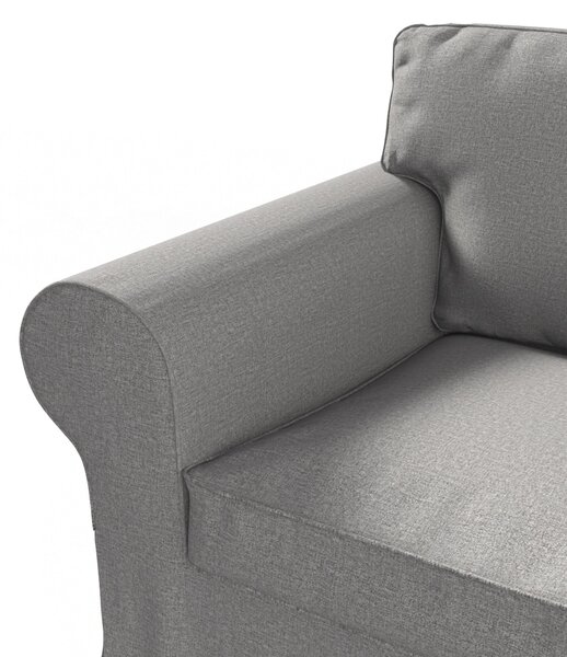Potah na křeslo IKEA Ektorp barva šedá látka pletený vzor