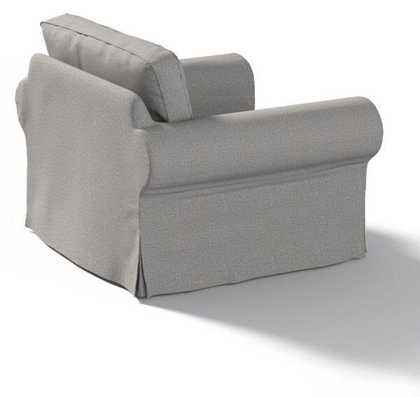 Potah na křeslo IKEA Ektorp barva šedá látka pletený vzor