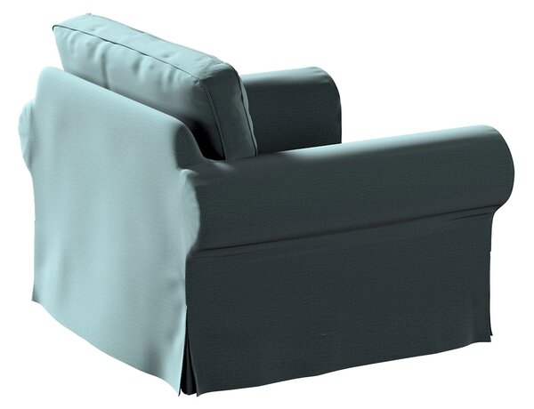 Potah na křeslo IKEA Ektorp barva zelená látka sametová
