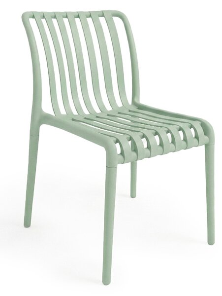 Zahradní set TREGO ISLAND - 2 židle a kulatý stůl ø 60 cm, zelená