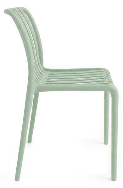 Zahradní set TREGO ISLAND - 2 židle a kulatý stůl ø 60 cm, zelená