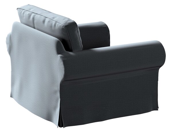 Potah na křeslo IKEA Ektorp barva šedá látka sametová