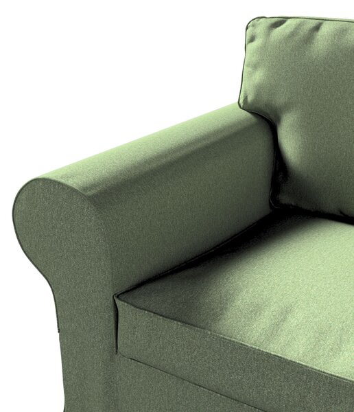 Potah na křeslo IKEA Ektorp barva zelená látka pletený vzor