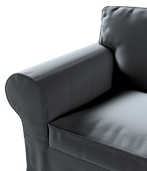 Potah na křeslo IKEA Ektorp barva šedá látka sametová