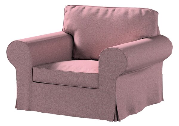 Potah na křeslo IKEA Ektorp barva růžová látka pletený vzor