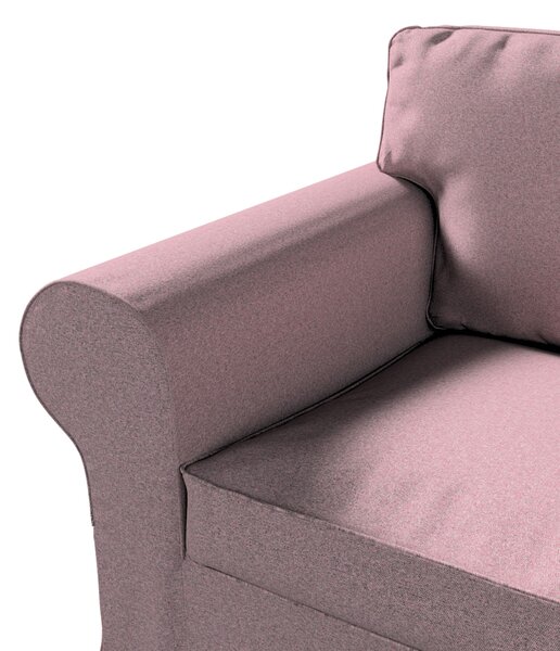 Potah na křeslo IKEA Ektorp barva růžová látka pletený vzor