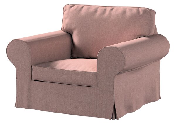 Potah na křeslo IKEA Ektorp barva růžová látka pletený vzor