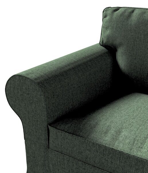 Potah na křeslo IKEA Ektorp barva zelená látka pletený vzor