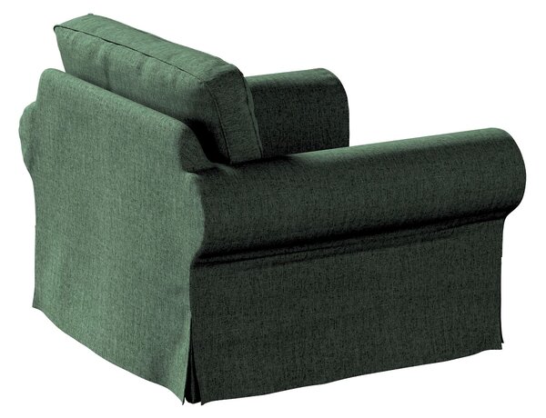 Potah na křeslo IKEA Ektorp barva zelená látka pletený vzor