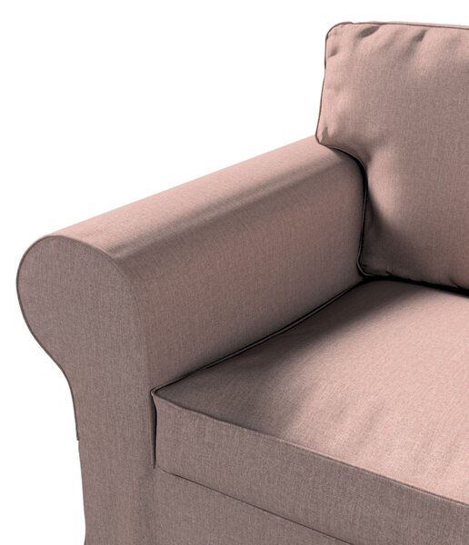 Potah na křeslo IKEA Ektorp barva růžová látka pletený vzor