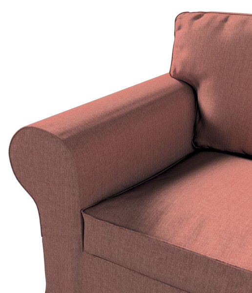 Potah na křeslo IKEA Ektorp barva hnědá látka pletený vzor