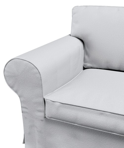 Potah na křeslo IKEA Ektorp barva bílá látka pletený vzor