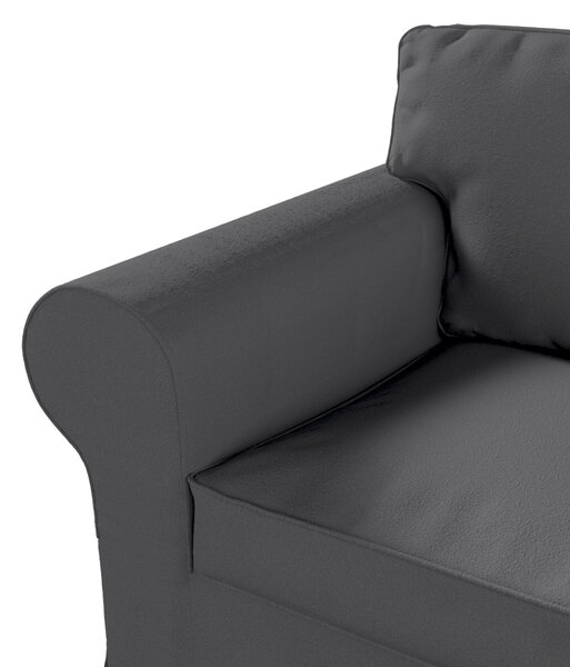 Potah na křeslo IKEA Ektorp barva šedá látka pletený vzor