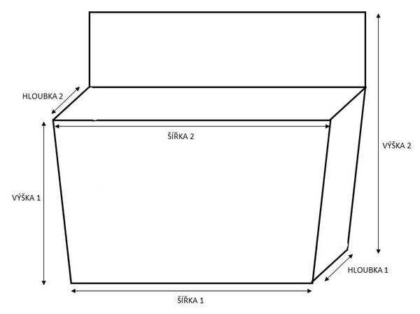 Heidrun Plastový úložný box s víkem Quasar 18l