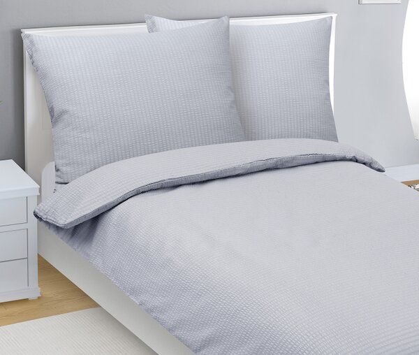 Bellatex Povlečení krepové Šedá uni rozměr 140x200, 70x90 cm