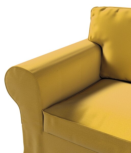 Potah na křeslo IKEA Ektorp barva žlutá látka sametová