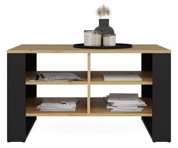 TP Living Konferenční stolek LAWA Modern 4P Slim II dub artisan/černý